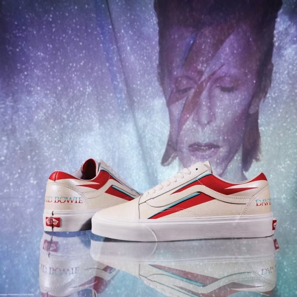 Vans x David Bowie Collab Sneaker | Women's 8 / Men's 6.5 - Picture 1 of 5
